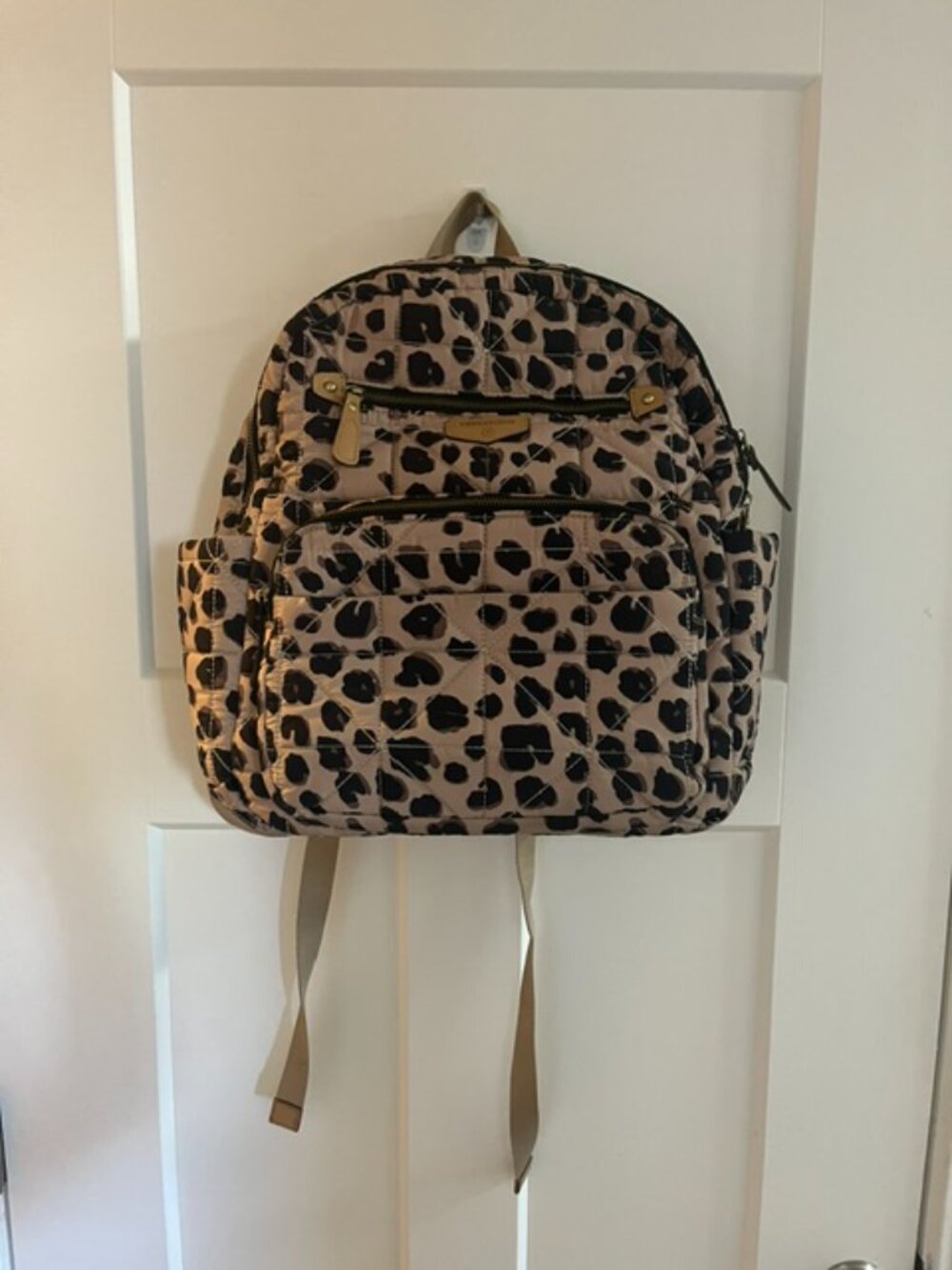 TWELVElittle Companion Backpack Leopard Diaper Bag